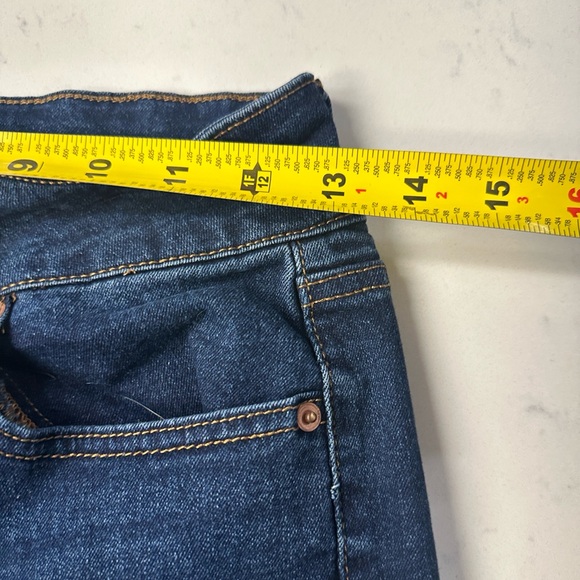 No Boundaries Women's Dark Blue Flare Jeans - Picture 9 of 12